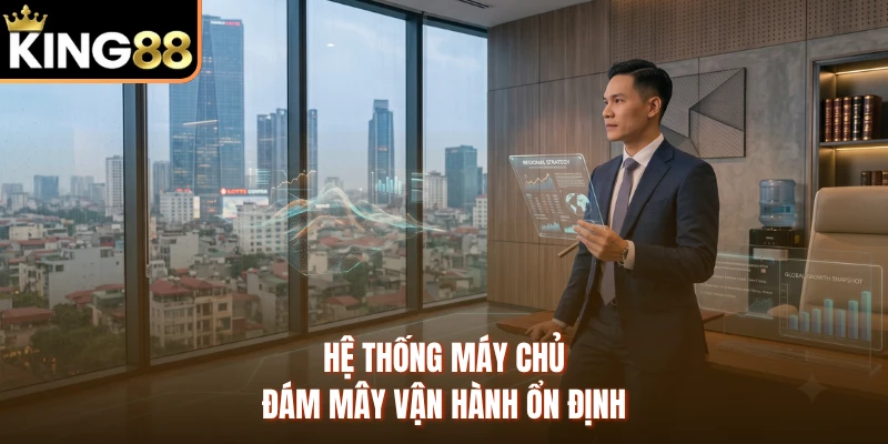 Hệ thống máy chủ đám mây vận hành ổn định
