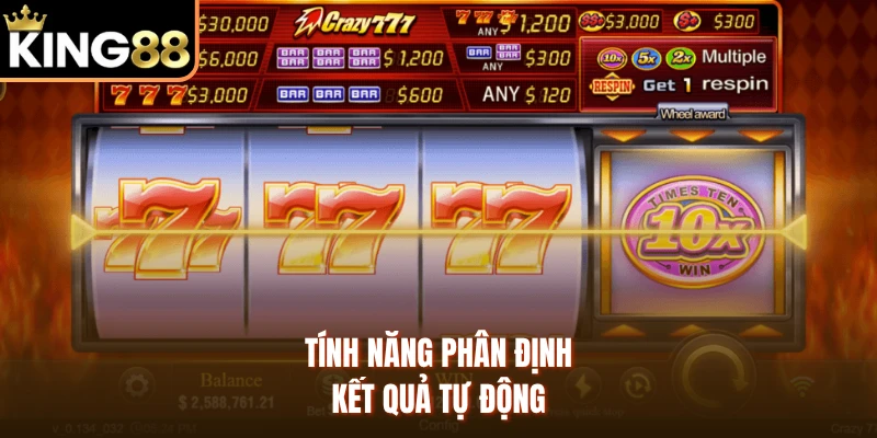 Tính năng phân định kết quả tự động